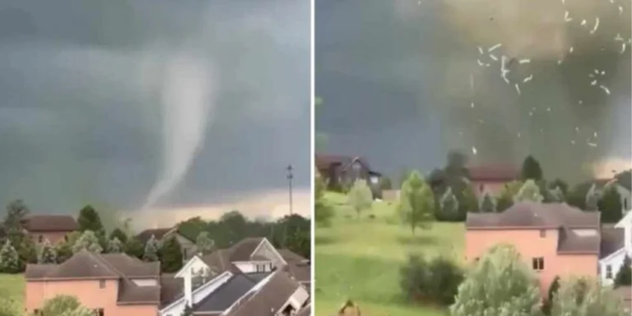 Pennsylvanie  une tornade frappe une église pendant la messe sans faire de victimes, le pasteur témoigne d'un miracle