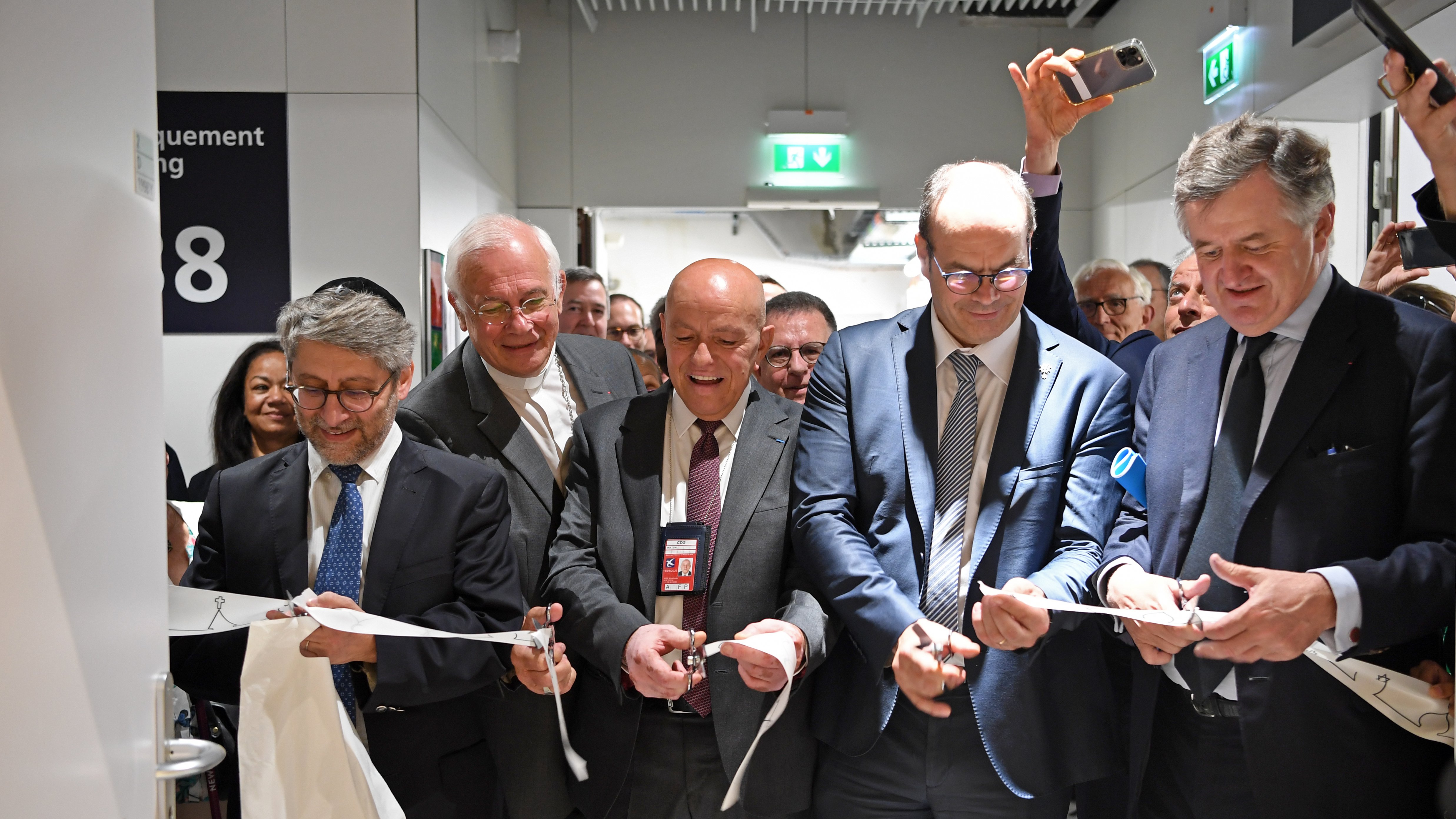 Inauguration d’un nouvel espace de prière à l’aéroport Charles de Gaulle