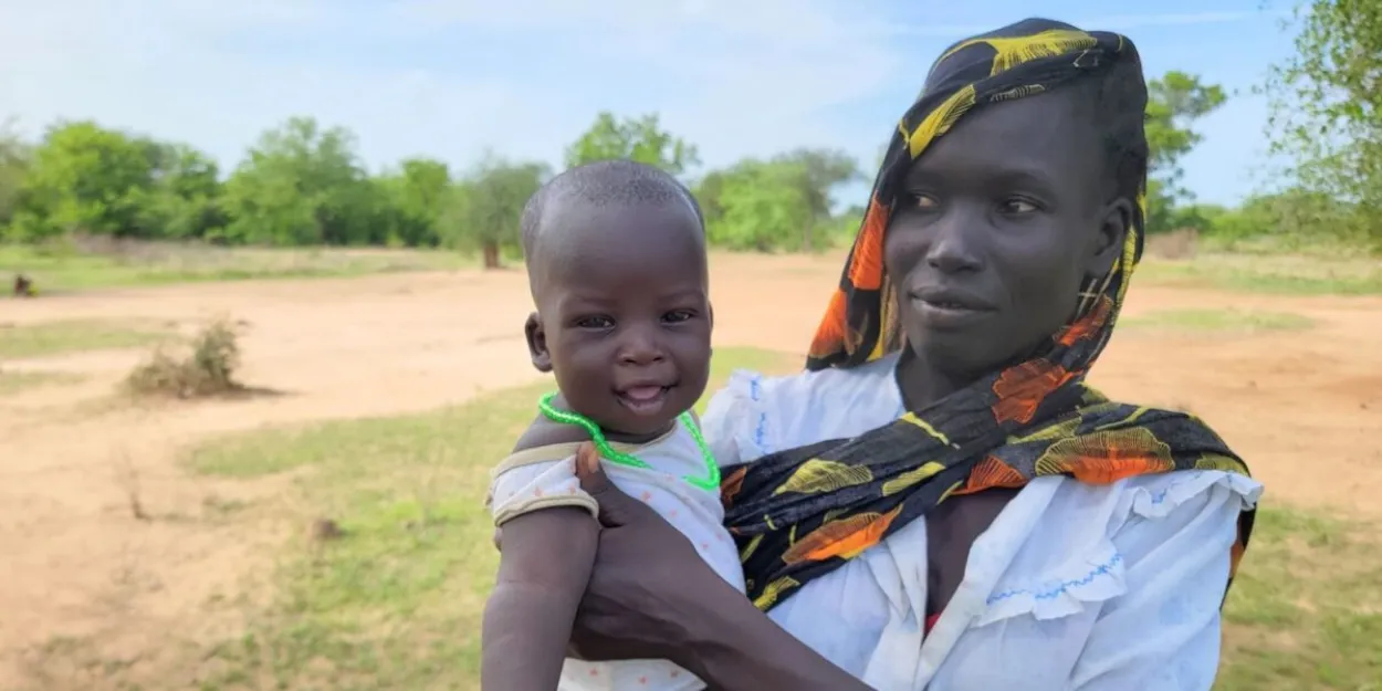 Apuol, esclave chrétienne au Soudan, libérée grâce à Christian Solidarity International