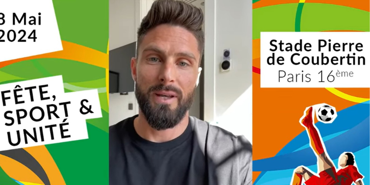 Fête, sport et unité  Olivier Giroud compte sur vous le 8 mai prochain