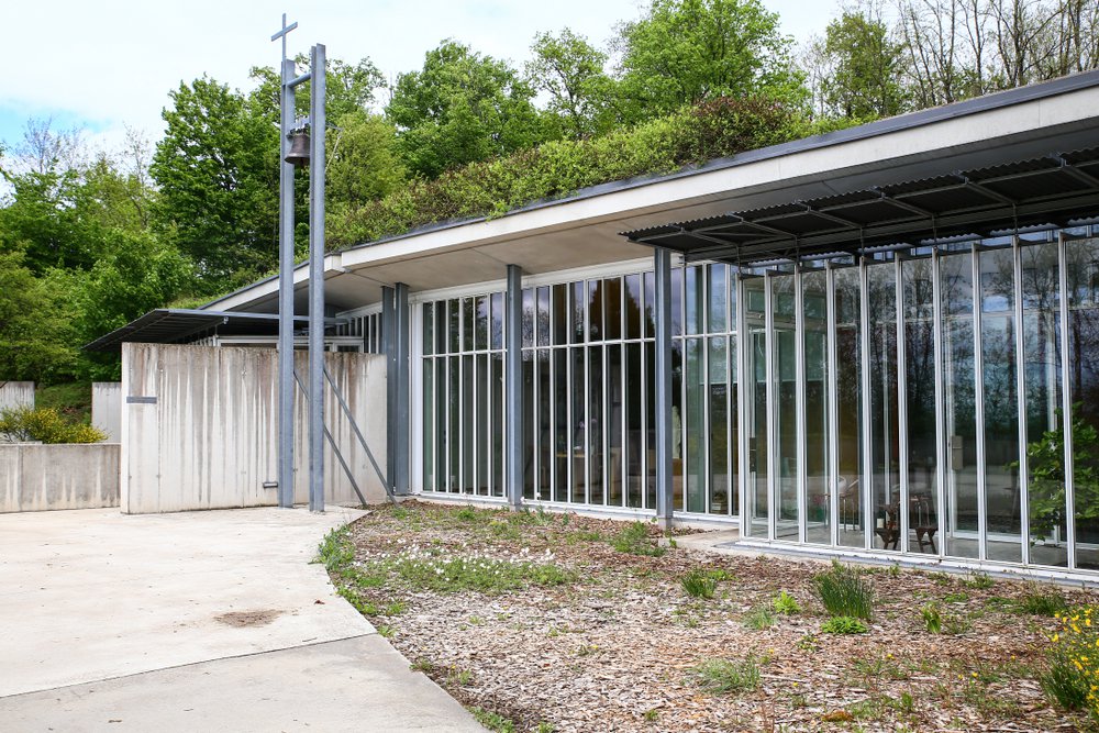La chapelle de Ronchamp, oeuvre de Le Corbusier, arrive à la moitié de sa restauration