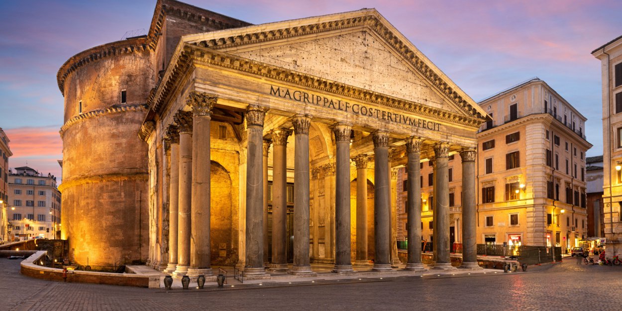 A entrada do Panteão, o monumento mais visitado da Itália, tornou-se paga
