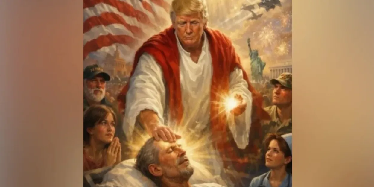 L’image_Jésus_Trump_blasphème_?