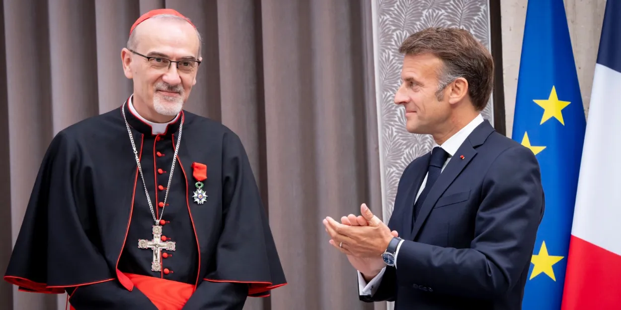 Macron_Légion_d'honneur_patriarche_latin_Jérusalem