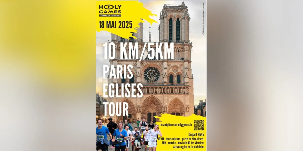 Paris Églises Tour 2025 coureurs, marcheurs et paroisses en route pour une aventure spirituelle et sportive
