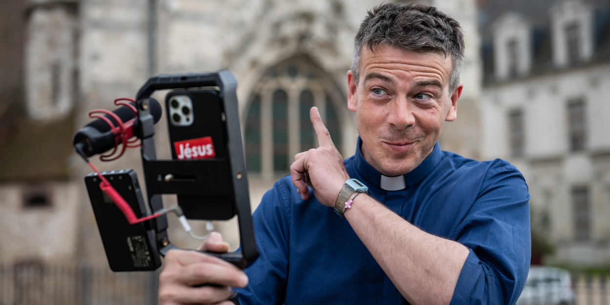 Father Matthieu, French priest on e-mission