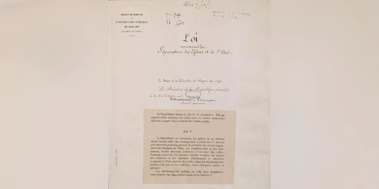 Prix de la laïcité 2025  une enveloppe exceptionnelle pour célébrer les 120 ans de la loi de 1905