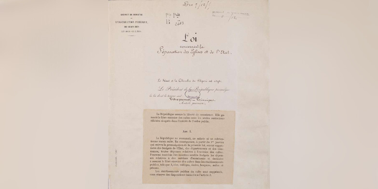 Prix de la laïcité 2025  une enveloppe exceptionnelle pour célébrer les 120 ans de la loi de 1905