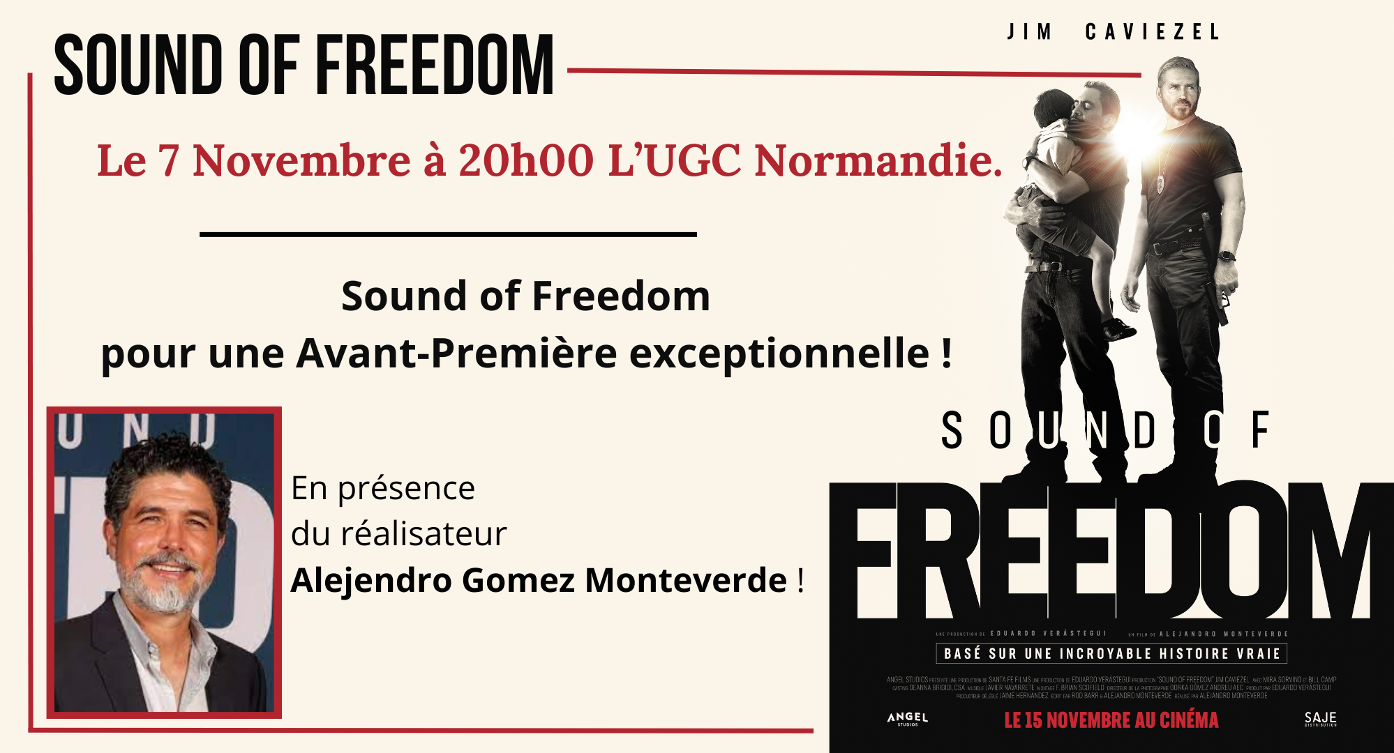 Sound Of Freedom apresentado em Paris