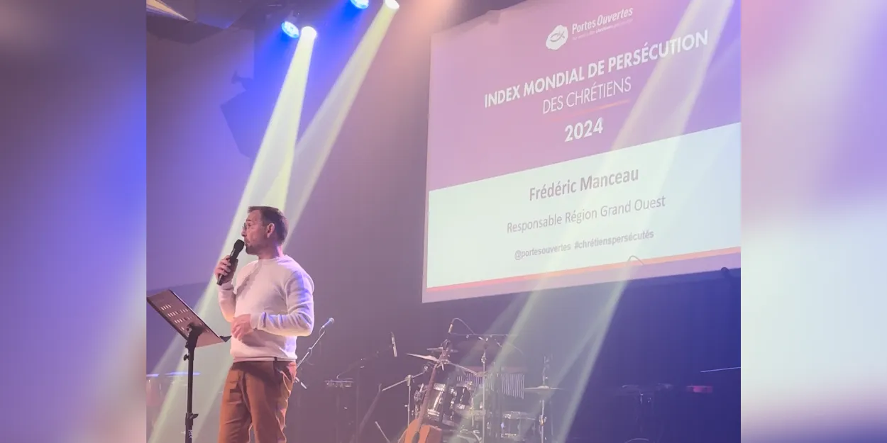 Un représentant de Portes Ouvertes rappelle l'importance de prier pour les chrétiens persécutés