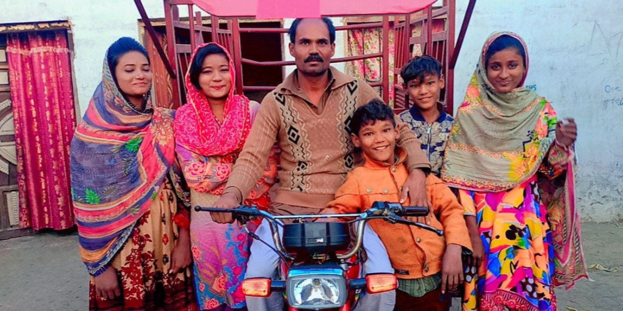 A Christian family grateful to be rescued from the hell of near-slavery in Pakistan