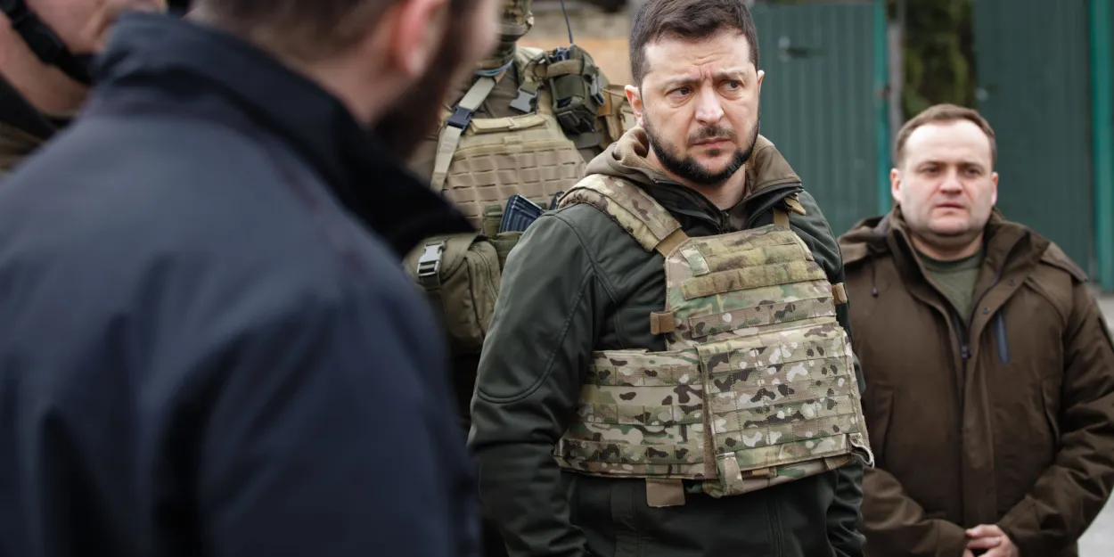 Zelensky a visité à Odessa la cathédrale touchée pendant un bombardement russe