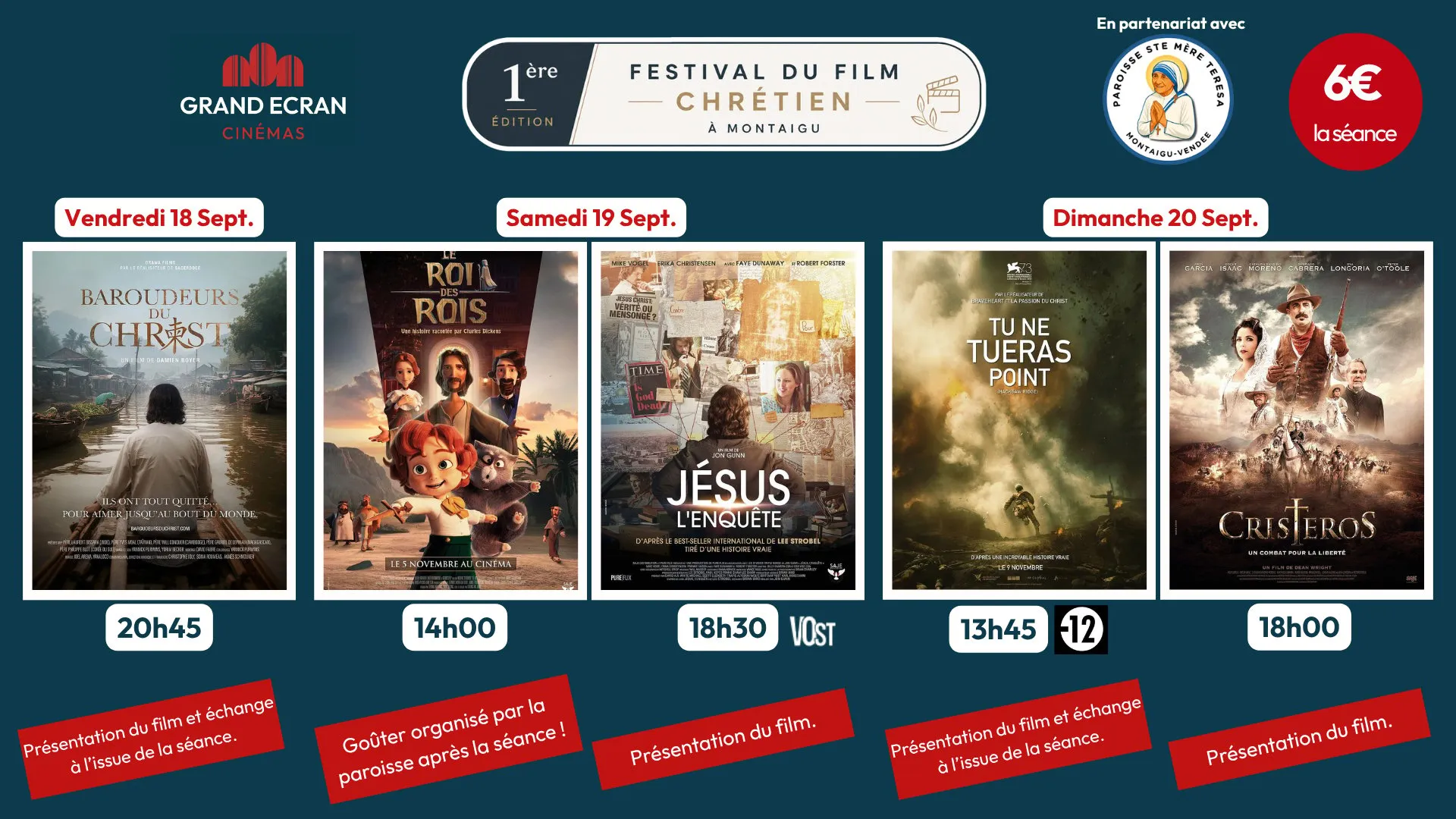 Montaigu lance son Festival du Film Chrétien