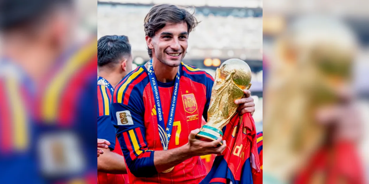 "Dieu m'a donné la force" : Ferran Torres après le sacre de l'Espagne en Coupe du monde
